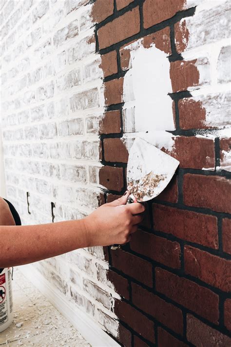 How To: DIY Faux Brick Wall - Within the Grove