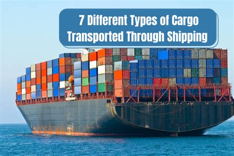 7 Different Types of Cargo Transported Through Shipping