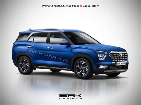 7-seat Hyundai Creta (2021 launch) - IAB Rendering