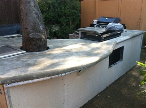 Outdoor Concrete Kitchen Countertop | Direct Colors