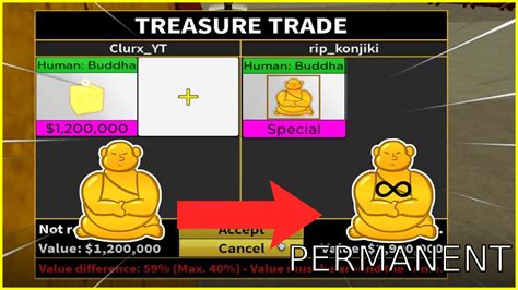 Trading from BUDDHA to PERM BUDDHA!!! (Blox fruits) pt1 - YouTube