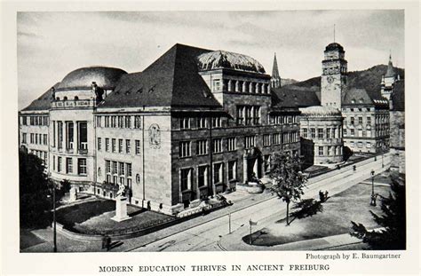 1933 Print Albert-Ludwig University Administrative Freiburg Germany Im ...