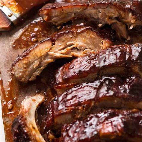 Oven Pork Ribs with Barbecue Sauce | RecipeTin Eats