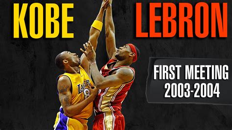 LeBron James Vs. Kobe Bryant - The First Meeting | OLDSKOOLBBALL