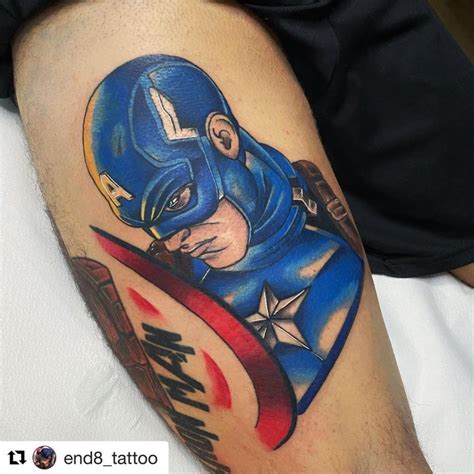 101 Amazing Captain America Tattoo Ideas You Need To See! | Outsons ...