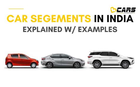 Car Segments Types Explained With Body Styles & Examples