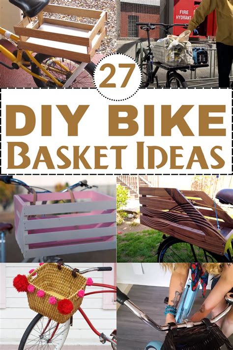 27 DIY Bike Basket Ideas For Storage - Craftsy