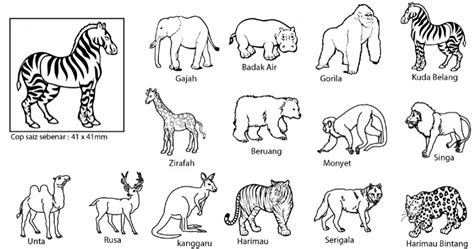 43+ Gambar Mewarnai Binatang Liar - Dunia Mewarnai