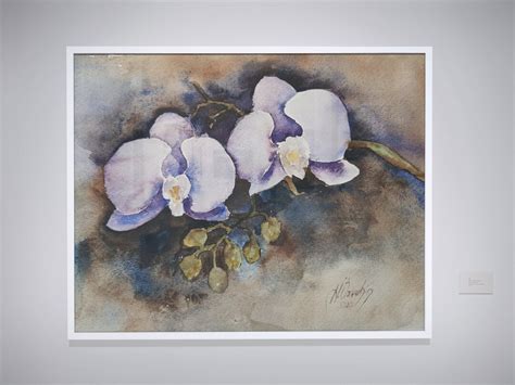 Orchid Watercolor Painting Watercolor Floral Artwork - Etsy