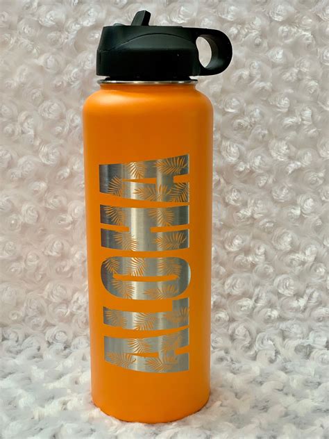 Nurse, Aloha, Hydro, Water Flask, Water Bottle, Hawaiian, Personalized ...