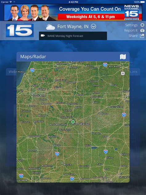 App Shopper: WANE WX - Fort Wayne Weather & Forecasts (Weather)