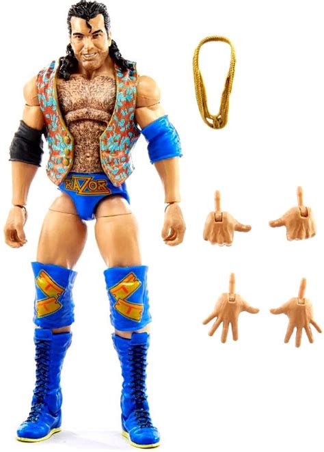 WWE Wrestling Elite Collection Legends Razor Ramon 6 Action Figure ...