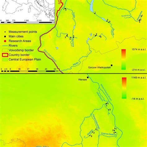 Rivers in the Central European Plain for HIR analysis: A – rivers in ...