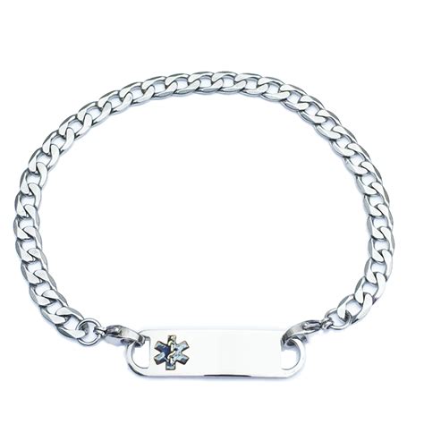 Clothing, Shoes & Accessories Lady Medical Alert id Bracelets-Stainless ...