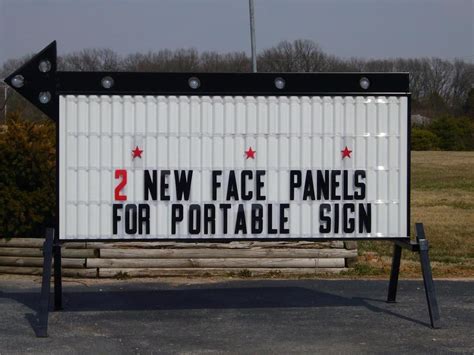 New 40" X 8' Changeable Flexible Letter Outdoor Marquee Readerboard ...