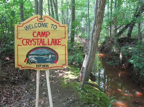 Camp Crystal Lake / Camp Blood Sign - Etsy