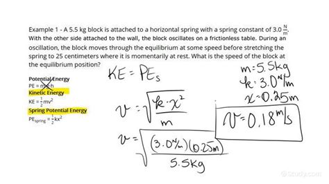 Using the Conservation of Energy Theorem to Find an Initial Velocity ...