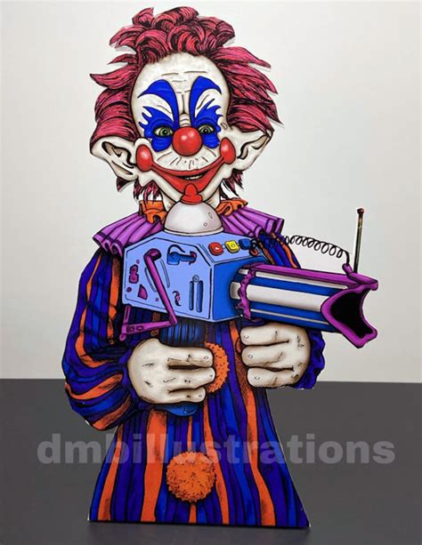 Killer Klowns From Outer Space Rudy Stand-up or Print - Etsy