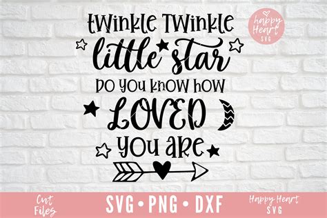 Twinkle Twinkle Little Star SVG (773085) | Cut Files | Design Bundles