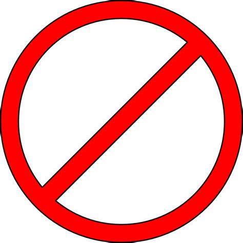 Do Not Enter Symbol - ClipArt Best