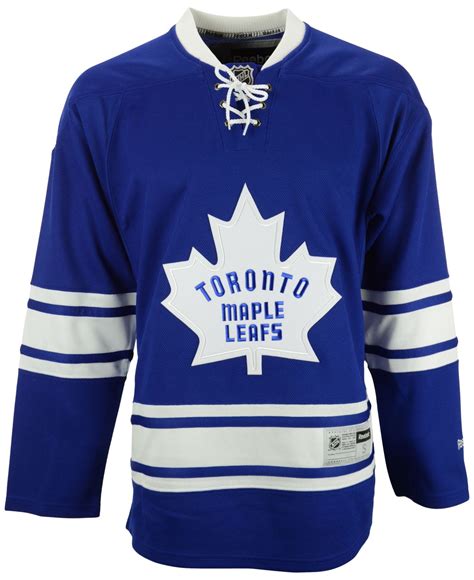 Lyst - Reebok Men's Toronto Maple Leafs Premier Jersey in Blue for Men