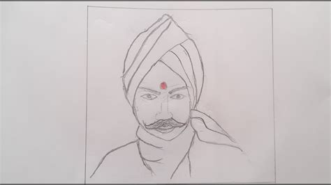 Poet Bharathiyar | Freedom fighter |Easy drawing @SaiArts2014 - YouTube