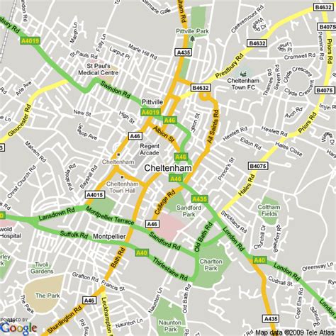 Cheltenham Map - United Kingdom