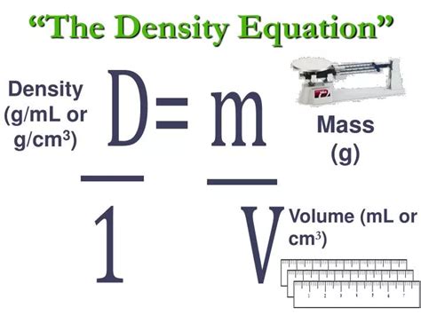 PPT - “The Density Equation” PowerPoint Presentation, free download ...