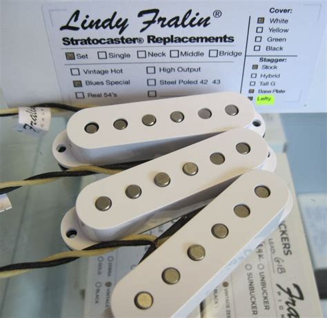 Lindy Fralin Vintage Hot Stratocaster Set - Hybrid Stagger