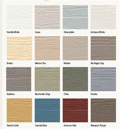 CertainTeed Fiber Cement Siding Colors