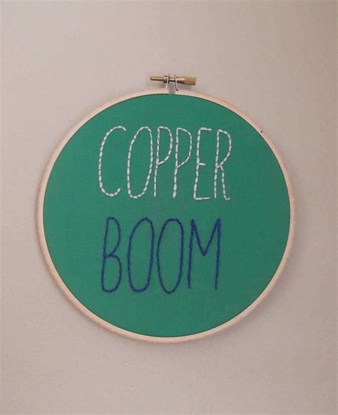 Copper Boom Gilmore Girls 6 Inch Embroidered Hoop Art - Etsy