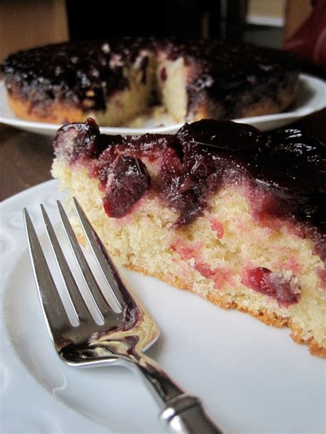 Upside-Down Cherry Almond Cake – Minced