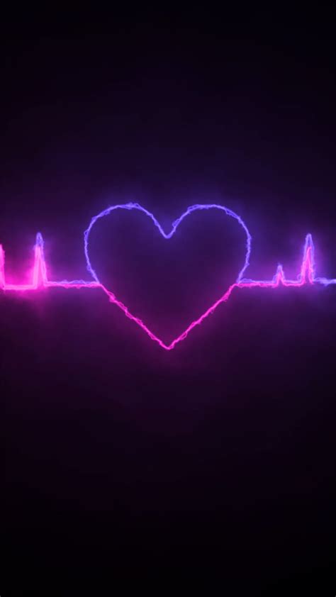 Neon Love Wallpaper