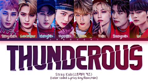 Stray Kids Thunderous Lyrics (Color Coded Lyrics) Chords - Chordify