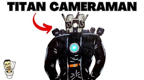 Cómo DIBUJAR al🎥TITAN CAMERAMAN (Skibidi Toilet) How to DRAW TITAN ...