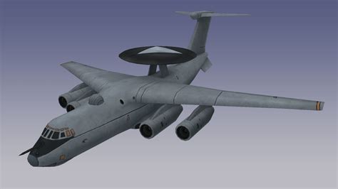 3D model Russian A50-AWACS VR / AR / low-poly | CGTrader