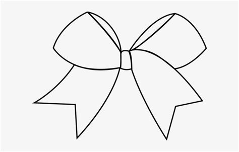 Graphic Library Download Bows Drawing Clipart - Transparent Cheer Bow ...