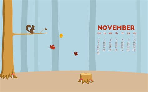 November Fall-November 2015 Calendar Wallpaper Preview | 10wallpaper.com