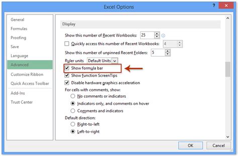 How to Hide Formula Bar in Excel?