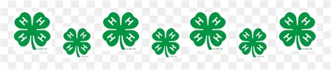 Logo Clover - 4 H Clover Clip Art - FlyClipart