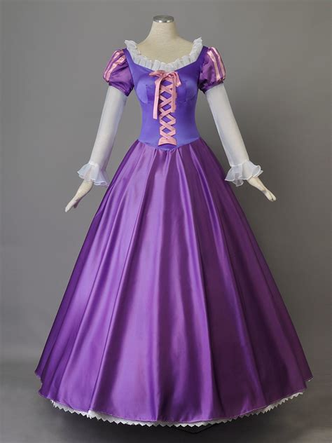 Women's Princess Rapunzel Satin Dress