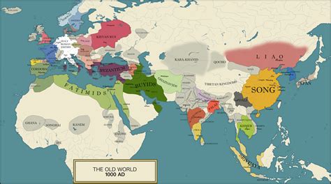 I made a map of the Old World in the year 1000! [OC][3302 × 1842] : r ...