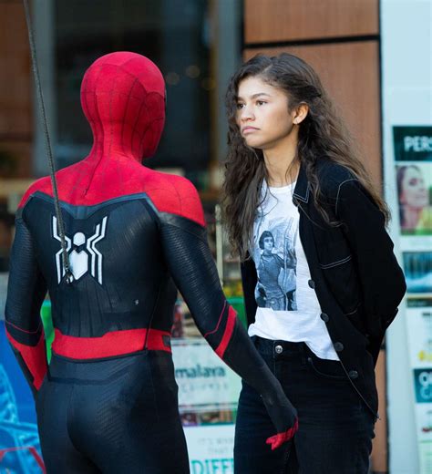 Zendaya: On set of Spiderman: Far from home -02 | GotCeleb