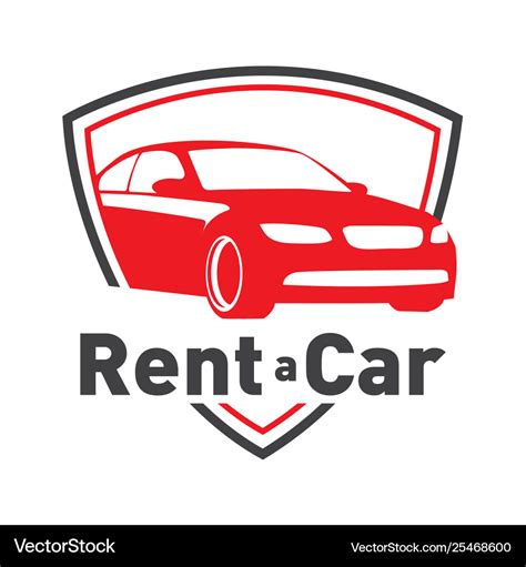 Logo for car rental and sales Royalty Free Vector Image