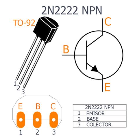 TRANSISTOR NPN 2N2222 | Tettsa - Tienda