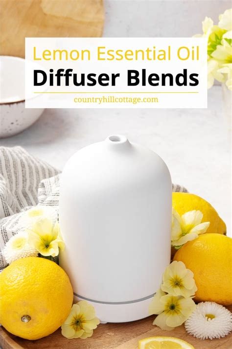 Lemon Diffuser Blends {13 Lemon Essential Oil Blends}