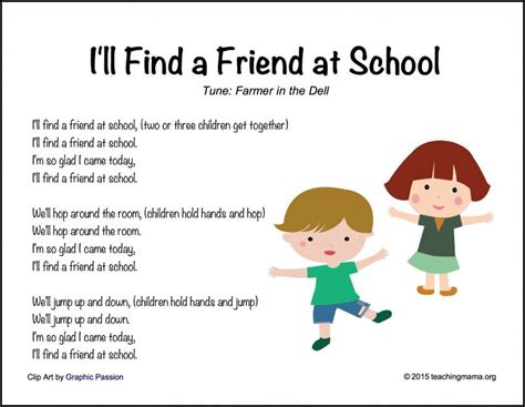 Back to School Songs for Preschoolers