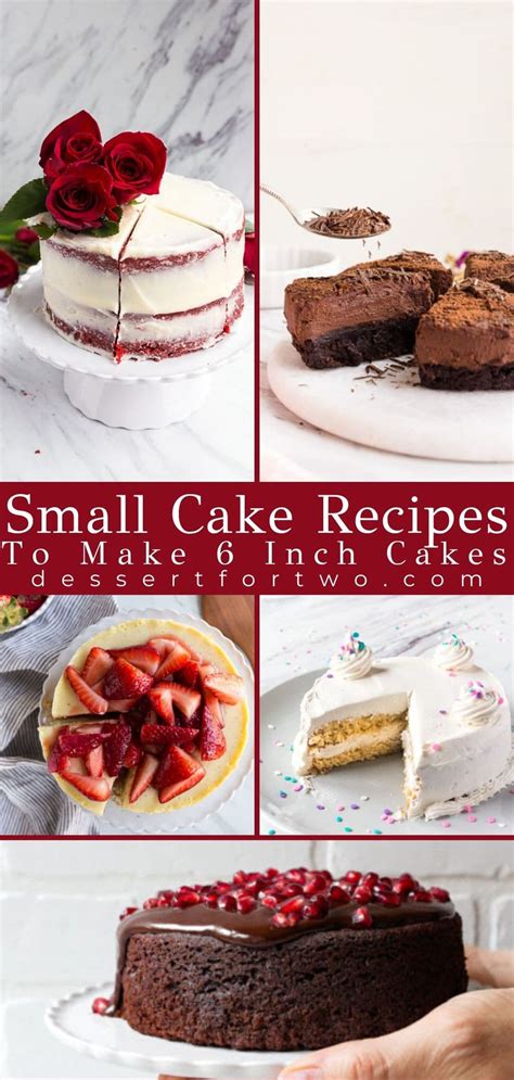 6 Inch Small Cake Recipe - Dessert for Two