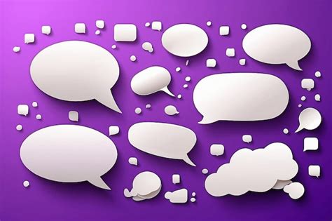 3d speech bubbles set realistic white chat dialogue quotes social media ...