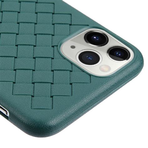 Apple iPhone 11 Pro Max Case, Forest Green Woven Grain TPU Case Cover ...